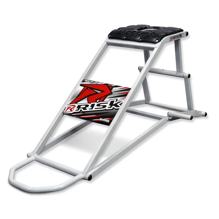 Risk Racing – Ride On Dirtbike Lift for Full Size Bikes – Ride On Moto Stand – RR1 Ride-On Motocross Lift / Stand