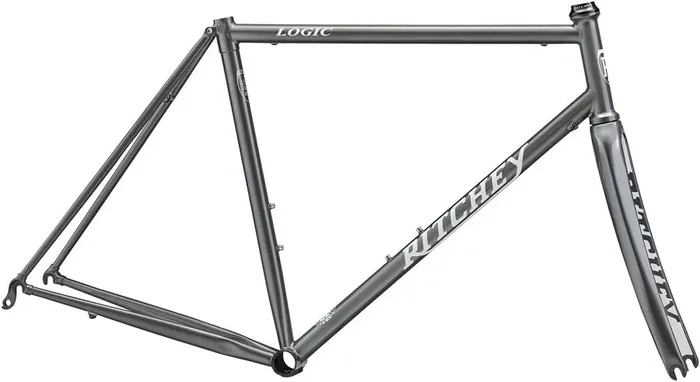 Ritchey Road Logic Frameset – 700c, Steel, Gray, 49cm