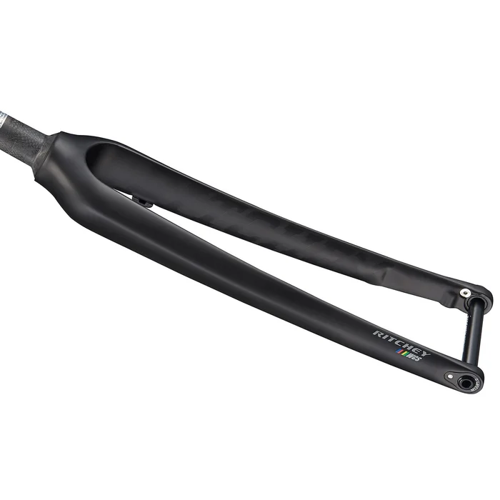 Ritchey WCS Carbon Cross Disc Fork – Tapered 45mm Rake 12mm Thru Axle Flat Mount 2020 Model Matte Carbon