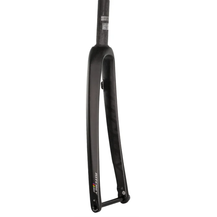 Ritchey WCS Carbon Road Disc Fork – 1-1/8″ 46mm Rake Flat Mount 12mm Thru x 100mm BLK