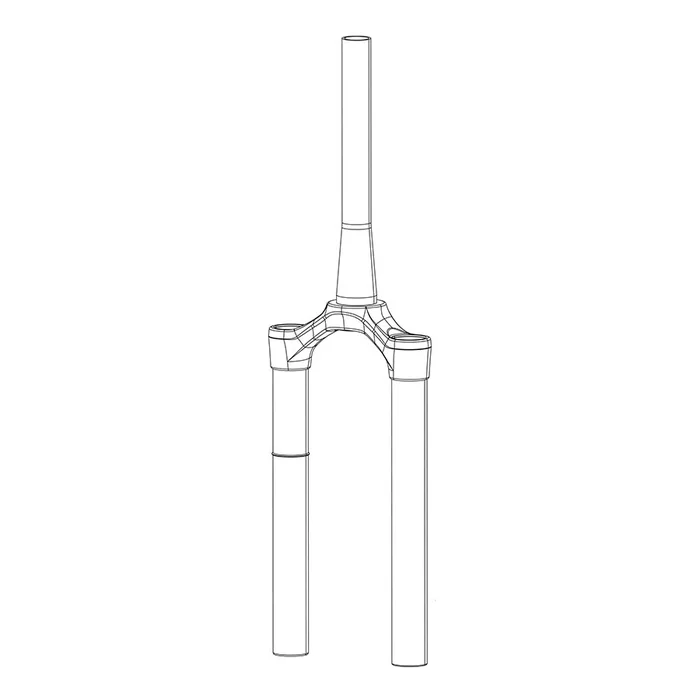 RockShox CSU Pike Dual Position Air 29/27.5+ Boost 15×110 51 Off-Set Aluminum Taper Diffusion BLK No Gradients