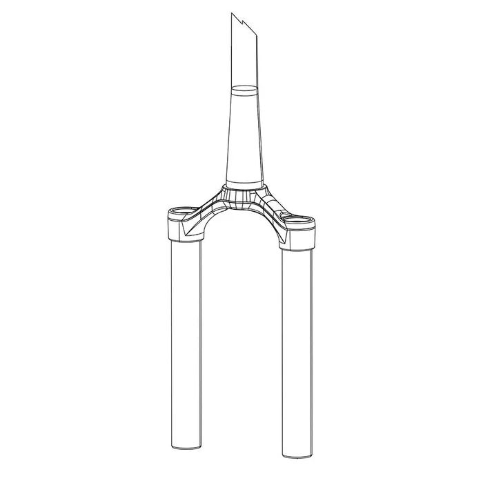 RockShox CSU Reba Solo Air 29″ Tapered Aluminum Steerer Diffusion BLK A7 120mm