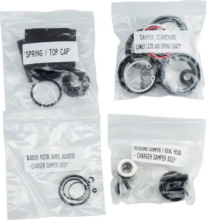 RockShox Fork Service Kit, Full BoXXer Team, Charger Damper Upgraded, B1