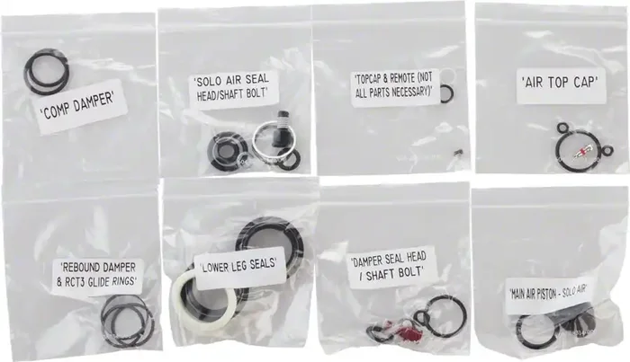 RockShox Fork Service Kit, Full SID / Reba (2013-2016), Solo Air, A2-A3
