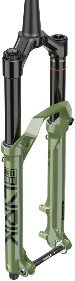 RockShox Lyrik Ultimate Charger 3 RC2 Suspension Fork – 27.5″ 150 mm 15 x 110 mm 44 mm Offset Green D1
