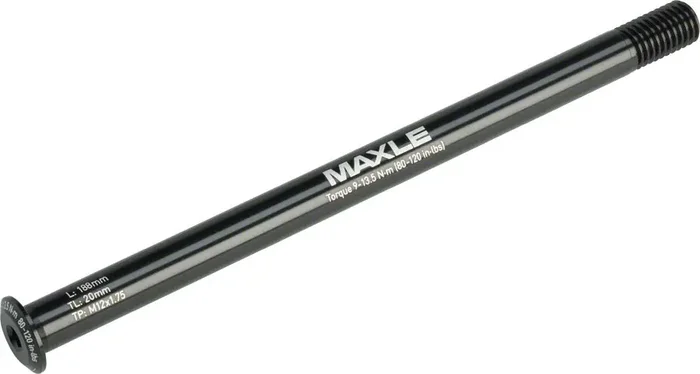 RockShox Maxle Stealth Rear Thru Axle 12×148, 188mm Length, Boost Split Pivot