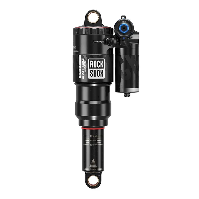 RockShox Super Deluxe Ultimate RC2T Rear Shock – 230 x 65 mm Linear Air 0 Neg/2 Pos Token Reb 55 / Comp 30 L/O4 C2