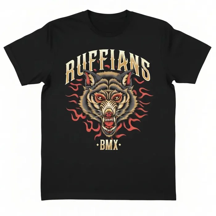 Ruffians BMX Wolf T-Shirt