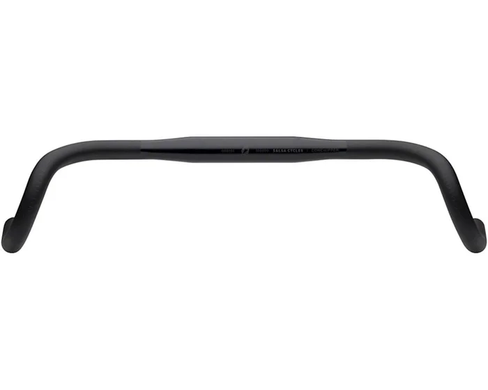 Salsa Cowchipper Deluxe Drop Handlebar (Black) (31.8mm) (46cm) (24° Flare)