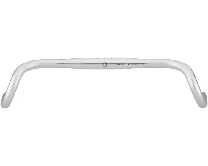Salsa Cowchipper Deluxe Drop Handlebar (Silver) (31.8mm) (42cm) (24° Flare)