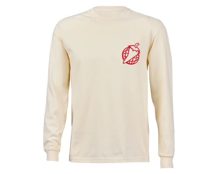 Salsa Logo Long Sleeve T-Shirt (Ivory) (L)
