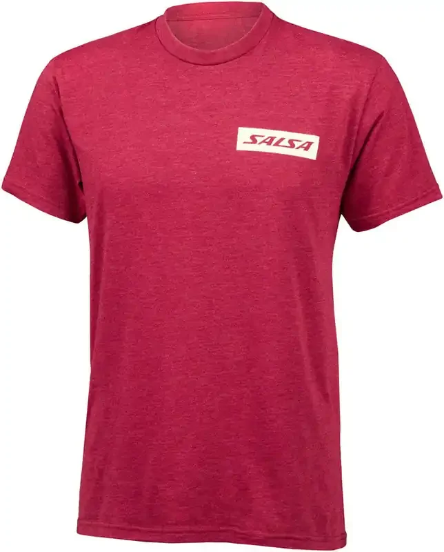 Salsa Logo Short Sleeve T-Shirt – Unisex, Red, X-Large