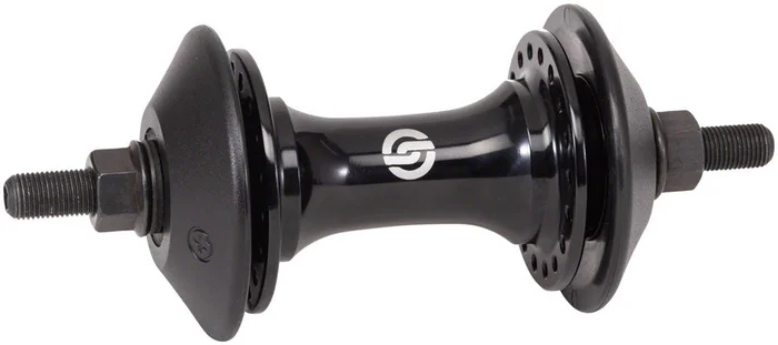 Salt EX Front Hub – 3/8″ Sealed Bearing 36H Black