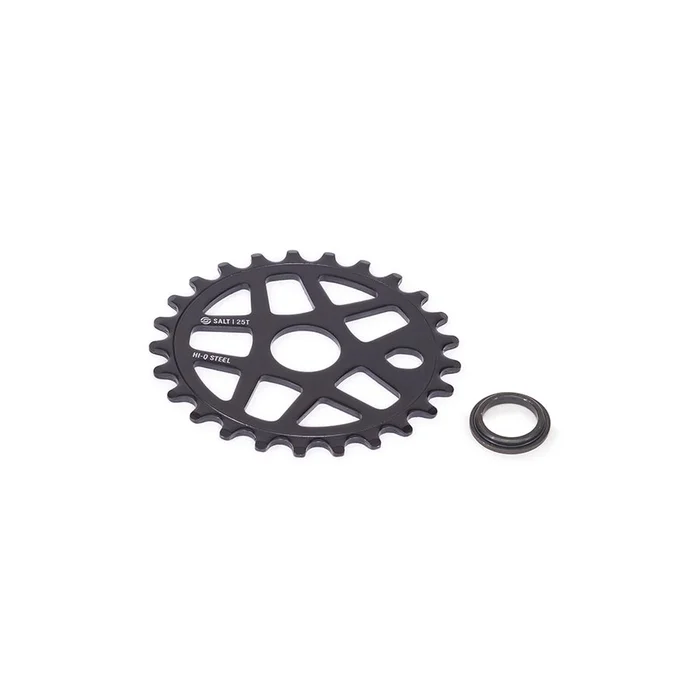 Salt Gateway Chainring Teeth: 25 Steel Black