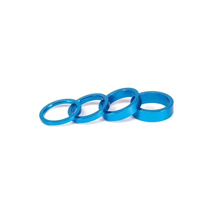Salt Headset Spacer Headset Spacer, 1-1/8‘‘, Height 3mm/5mm/8mm/10mm, 6061-T6 Aluminum, Blue