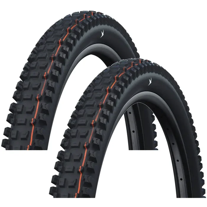 Schwalbe Albert 29 x 2.50 Tubeless Tire Bundle Radial Construction, Addix Soft, Gravity Pro, MTB Downhill, E-Bike Ready 11654589