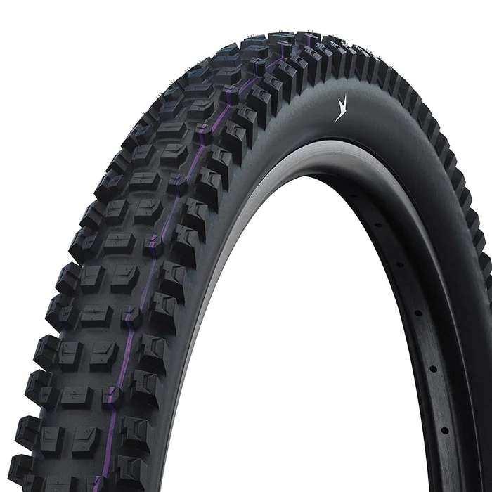 Schwalbe Albert Tire – 29 x 2.50 Tubeless Folding BLK Evolution Line Gravity Pro Addix Ultra Soft Radial E-50