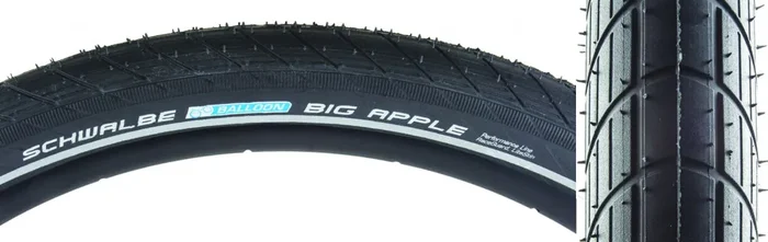 Schwalbe Big Apple Tire 28 x 2.15 Clincher Wire RaceGuard Endurance E25 11100306