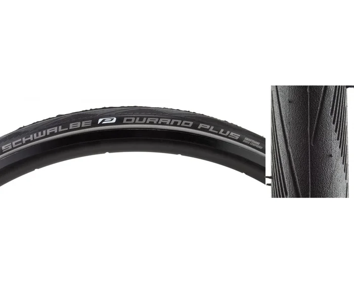 Schwalbe Durano Plus Road Tire (Black) (700c) (28mm) (Folding) (Folding) (Addix/SmartGuard)