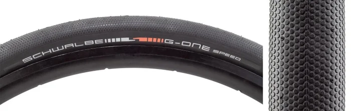 Schwalbe G-One Speed Tire – 700 x 40 / 28 x 1.50 Tubeless Folding BLK Evolution Line Addix SpeedGrip Super Ground E-25