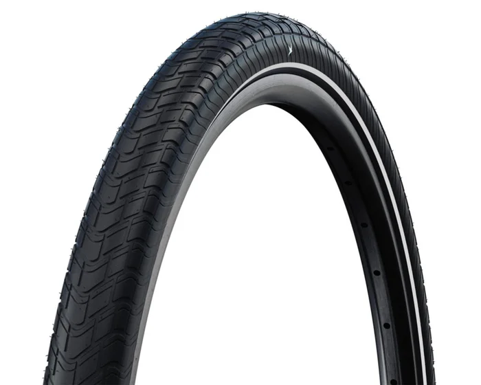 Schwalbe Motion Big Apple Tire (Black/Reflex) (E25) (20″) (2.15″) (Wire) (Addix Green/RaceGuard)