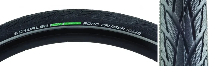 Schwalbe Road Cruiser Active Twin KGuard 700×35 Wire TPI 85 Bk/Bsk/Ref 11101305