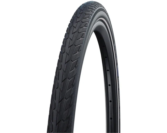 Schwalbe Road Cruiser Tire (Black) (26″) (1-3/8″) (Reflective) (590 ISO) (Wire Bead) (Green/K-Guard)