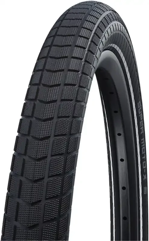 Schwalbe Super MotoX Tire 26 x 2.4ClincherWirePerformance LineGreenGuard 11101381.01