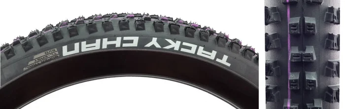 Schwalbe Tacky Chan Mountain Tire 29″x2.40 Folding Clincher Addix Ultra Soft Super Trail TL Easy 67TPI Black