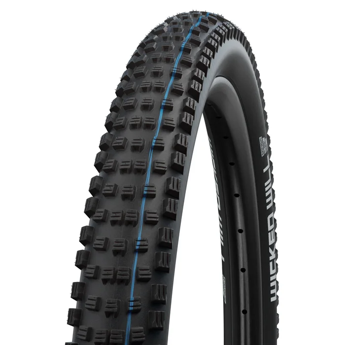 Schwalbe Wicked Will Tire – 29 x 2.4 Tubeless Folding BLK Evolution Line Super Ground Addix SpeedGrip