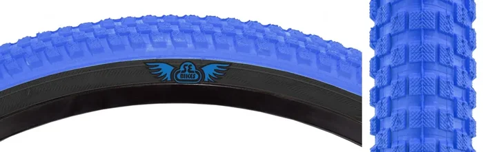 SE Bikes Cub 20 2 .0 Clincher Wire TPI 65 Bu/Black Reflective BMX Bike Tire 4741