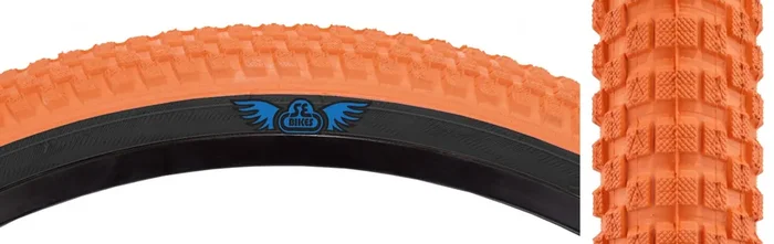SE Bikes Cub 20 x 2.0 Clincher Wire TPI 65 Or/Black Reflective BMX Bike Tire 4743