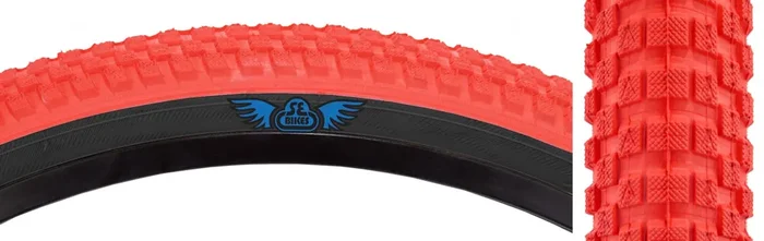 SE Bikes Cub 24 x 2.0 Clincher Wire TPI 65 Rd/Black ReflectiveBMX Bike Tire 4748