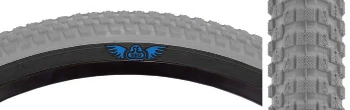 SE Bikes Cub 26 x 2.0 Clincher Wire TPI 65 Gy/Black Reflective BMX Bike Tire 4759