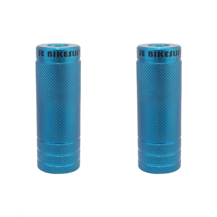 SE Bikes Wheelie Pegs Steel 14mm – 3/8in Blue