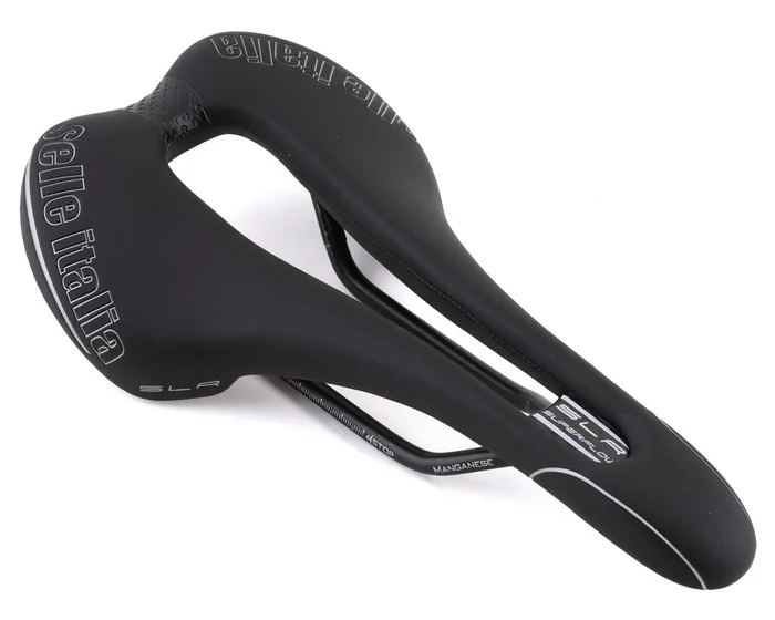 Selle Italia SLR TM Superflow Saddle (Black) (Manganese Rails) (S3) (130mm)