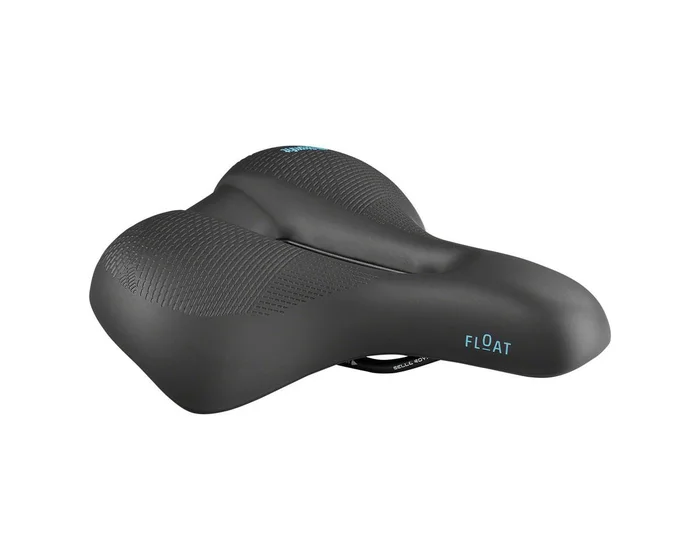 Selle Royal Float Saddle (Black) (Relaxed Fit) (228mm) (Steel Rails)