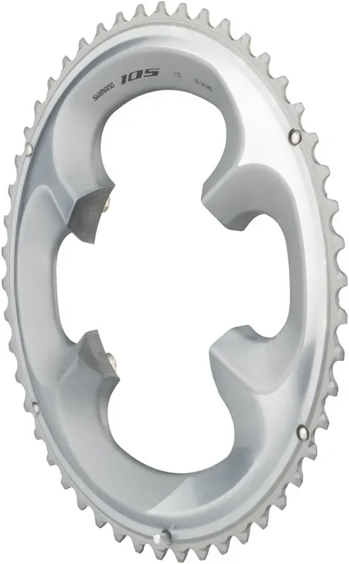 Shimano 105 FC-R7000 Chainring 50t 4 x 110 BCD Asymmetric Alloy Silver Road MTB