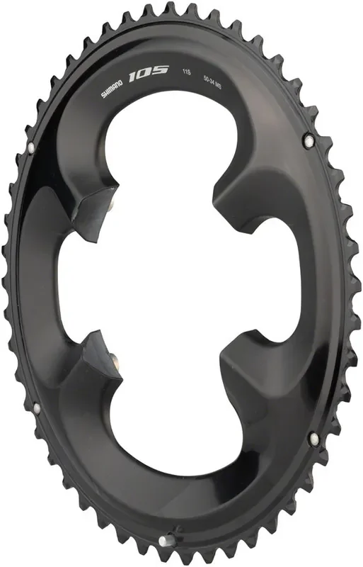 Shimano 105 FC-R7000 Chainring 53t 4 x 110 BCD Asymmetric Aluminum Black