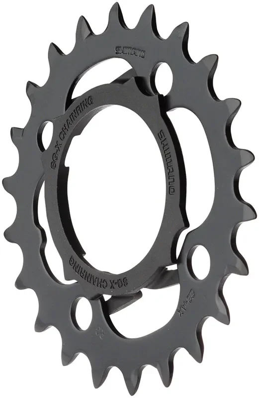 Shimano Alivio M4000 Chainring 22t 64 BCD 4-Bolt 9-Speed Aluminum Black
