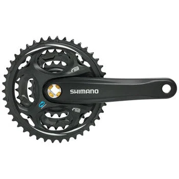 Shimano Altus FC-M311 Crankset – 170mm 7/8-Speed 42/32/22t Riveted Square Taper JIS Spindle Interface BLK