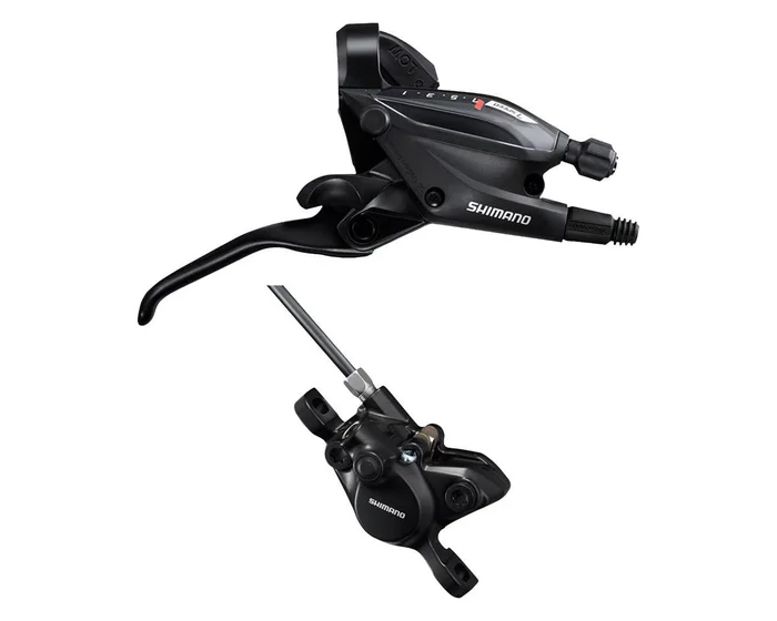 Shimano Altus ST-EF505 Hydraulic Disc Brake/Lever Set (Black) (Caliper Included) (Right) (Post Mount) (7 Speed) (Resin Pad)
