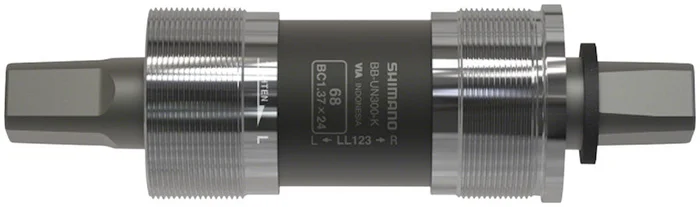 Shimano BB-UN300-K Bottom Bracket – English 68 x 117.5mm Spindle Square Taper JIS For Chain Case