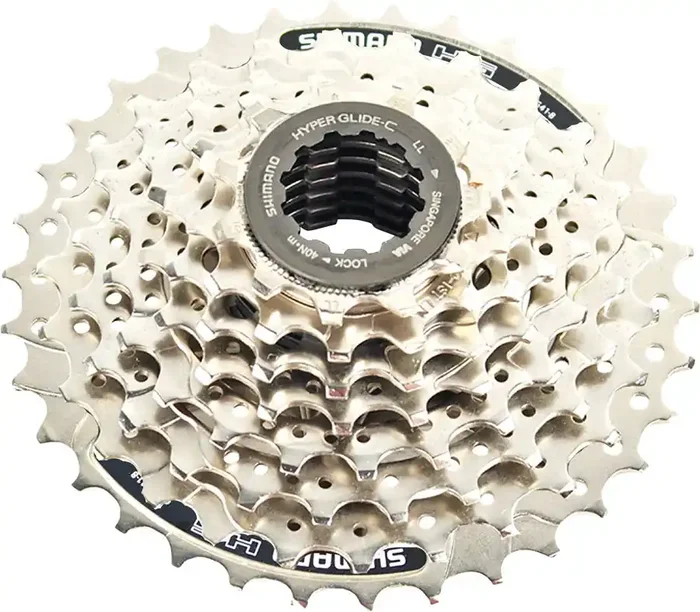 Shimano CS-HG41 Cassette – 8 Speed, 11-34t, Silver, Mega Range