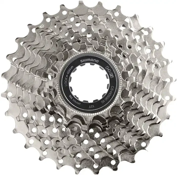 Shimano CS-HG500 Cassette – 10-Speed, 11-25t, Silver