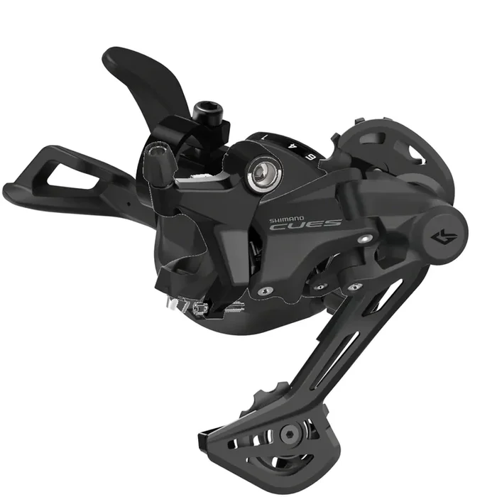 Shimano CUES 9-Speed LinkGlide Shifter & Rear Derailleur Bundle Compatible with E-Bike, Rapidfire Plus, Shadow Design