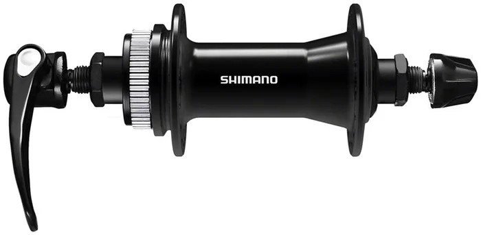 Shimano Deore HB-QC400 Front Hub – QR x 100mm Center-Lock Disc Black 36H