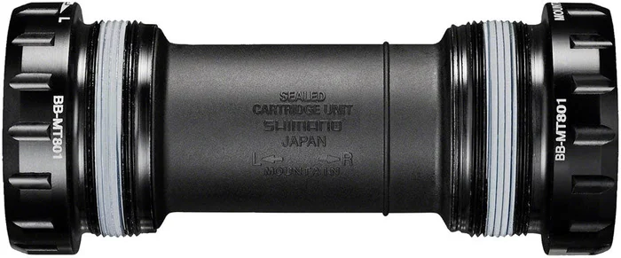 Shimano Deore XT BB-MT801 English Bottom Bracket – English BSA 68/73mm Fits Hollowtech II Spindle BLK