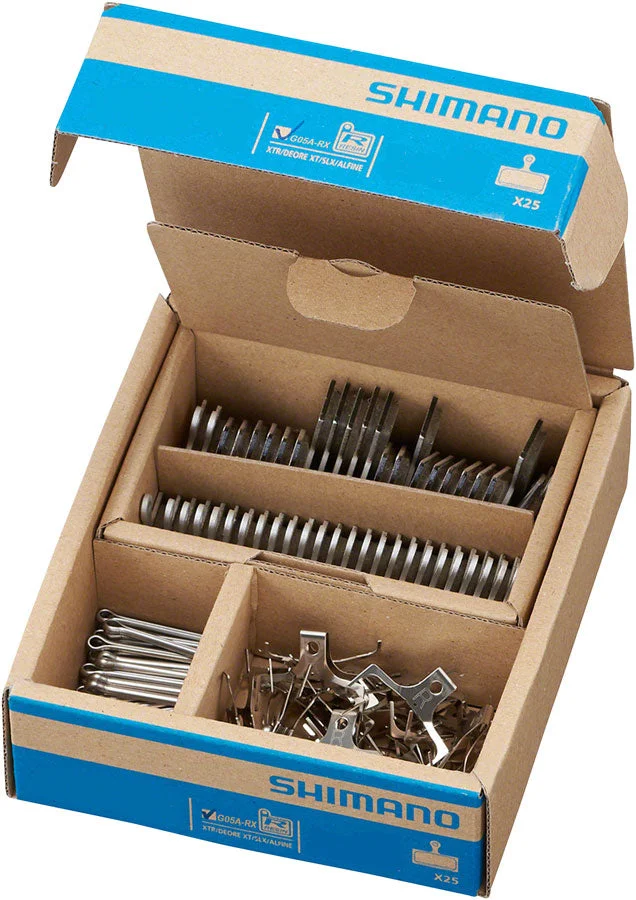 Shimano G05A-RX Disc Brake Pad Spring – Resin Compound Alloy Back Plate Box/25 pair