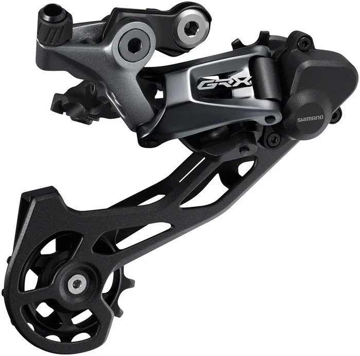 Shimano GRX RD-RX810 Rear Derailleur – 11-Speed Long Cage BLK With Clutch For 1x 2x 34t Low Sprocket Max